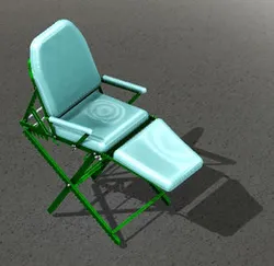 Portable dental foldable chair