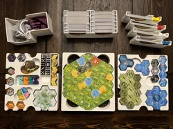Quest for El Dorado Insert / Organizer (Lautapelit Edition) - Holds All Expansions and Promos