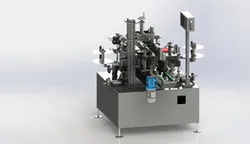 Sticker and labeling machine