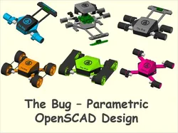 The Bug - Parametric OpenSCAD Robot Design
