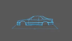 Vehicles & Machinery STL Download - BMW - E36by PAWU STL Studio