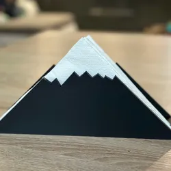 3D printer bestanden | 3MF | Napkin holder mountain