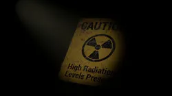 Caution! Hight radiation level Preset!