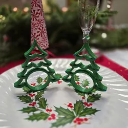 Christmas tree napkin holder, no MMU or AMS required