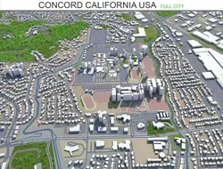 concord city california usa 20km