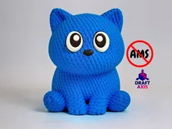 Cute Knitted Cat - No AMS - No Supports
