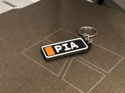 Etiqueta de Piloto Inspirada en la F1 "PIA" - Modelo de impresión 3D gratuito