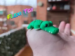 Flexi Toy alligator