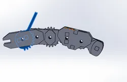 Geared 1 degree of freedom Finger