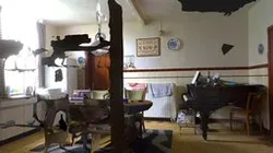 Kitchen with  piano