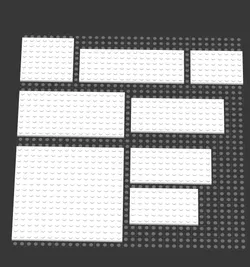 Lego 3027 3028 3033 3036 3456 41539 92438 91405