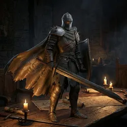 Medieval Warlord - High Detail Miniature (Dark Souls)