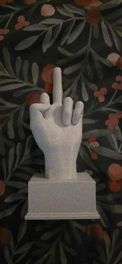Middle Finger Trophy - Larger Base