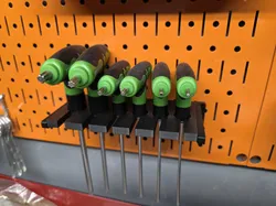 Pittsburgh T-Handle TORX Offset Hex Key Set Holder for DDD Wall Control