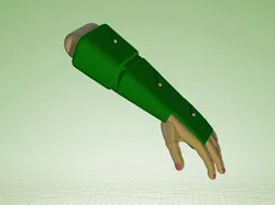 Synergetic reducer of the tremor amplitude