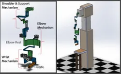 UPPER LIMB EXOSKELETON REHABILITATION DEVICE