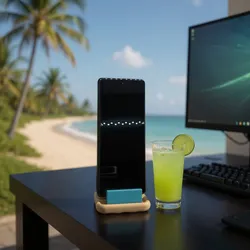 3D printer bestanden | 3MF | 🏖️ Beach Towel Phone Stand – Fun & Customizable Holder