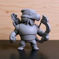 Bo Brawl Star Miniature Fan Art