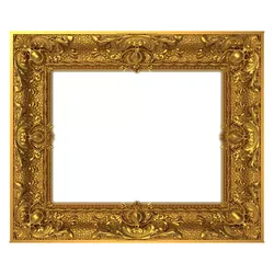 Carved Picture Frame 3D model