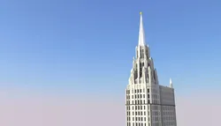 Chicago Temple Building 3D print model
