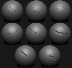 Crack Brush Texture