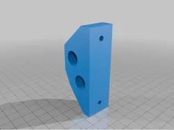 Curtain rod holder (for two 1/2" rods)
