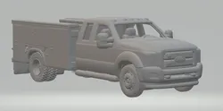 F-series service 3D Print Model in Vehicle 562820