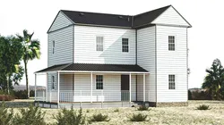 Farm House Low-poly 3D model