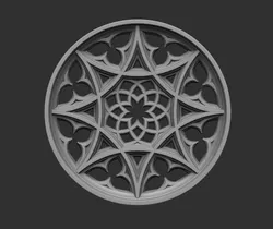 Gothic Tracery 5 3D print model