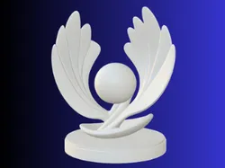 Home Decorations & Ornaments STL Descărcare - Celestial Guardian Winged Sphere - YehBoy