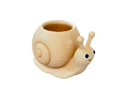 Home Decorations & Ornaments STL Download - Cartoon Snail Planter Mugby YehBoy