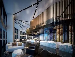 hotel Lobby 01 3D model