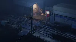 Japanese Train Station Japanese Low-poly 3D model