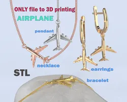 Jewelry pendant earring bracelet necklace-Printable STL