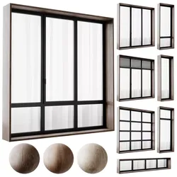 Modern Windows 3D model
