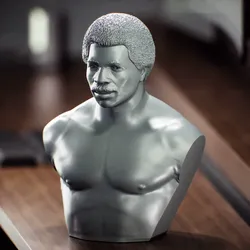 Other STL Download - Apollo Creed Bust Rocky Movieby greencatpoly