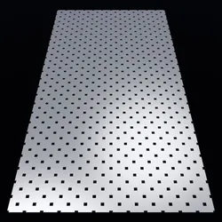 Perforated panel with 8 percent opening 25O127