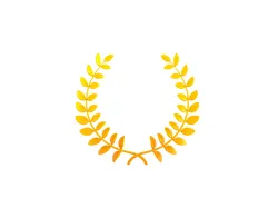Prop309 Golden Laurel Wreath