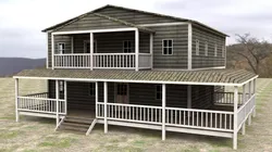 Ranch House Low-poly 3D model
