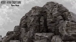Rock Mountain Low-poly 3D model