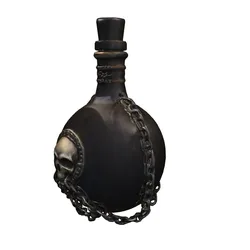 Shadow Potion Mystic Flask with Skull and Chains