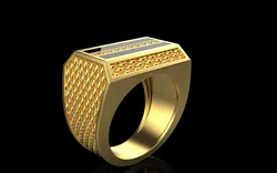 Signet ring model 1024 3D Print Model in Rings 563279