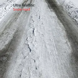 Snow road 3D model