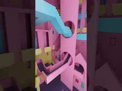 Squid Game Stairs 3D model