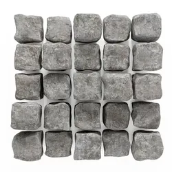 Stone cube granite panel n1 3D model