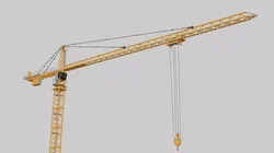 Tower Crane Animated 3D model