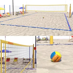Volleyball court 3D model