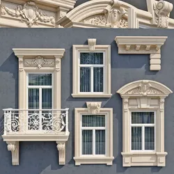 Windows in the style of modern classics 6 3D model 3D model