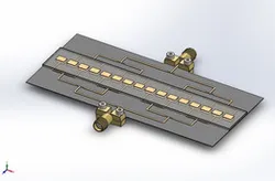 28 GHz  (Ka Band) 16 Element 5G Linear Phased Array Assembly with 2.4mm Edge Connectors
