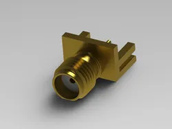 Amphenol Right Angle Edge Mount SMA Connector